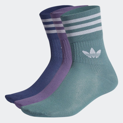 Adidas/阿迪达斯正品三叶草新款男女通用三双装运动袜HG5684