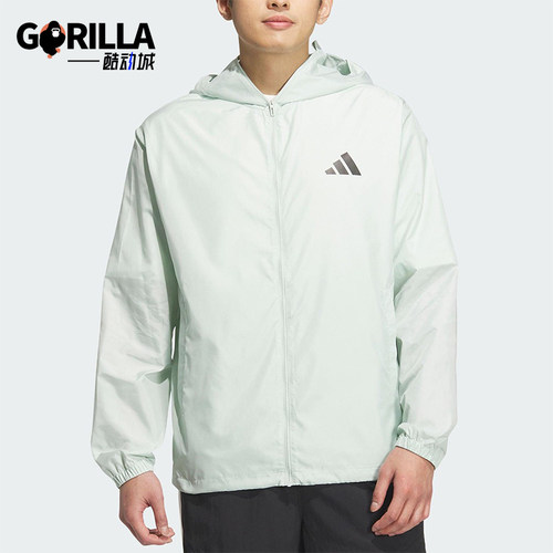 Adidas/阿迪达斯正品JACKET男女运动连帽防晒休闲经典夹克KA9291