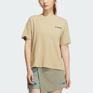 Adidas/阿迪达斯正品W CAMPYX TEE SS女子运动短袖T恤IC1966
