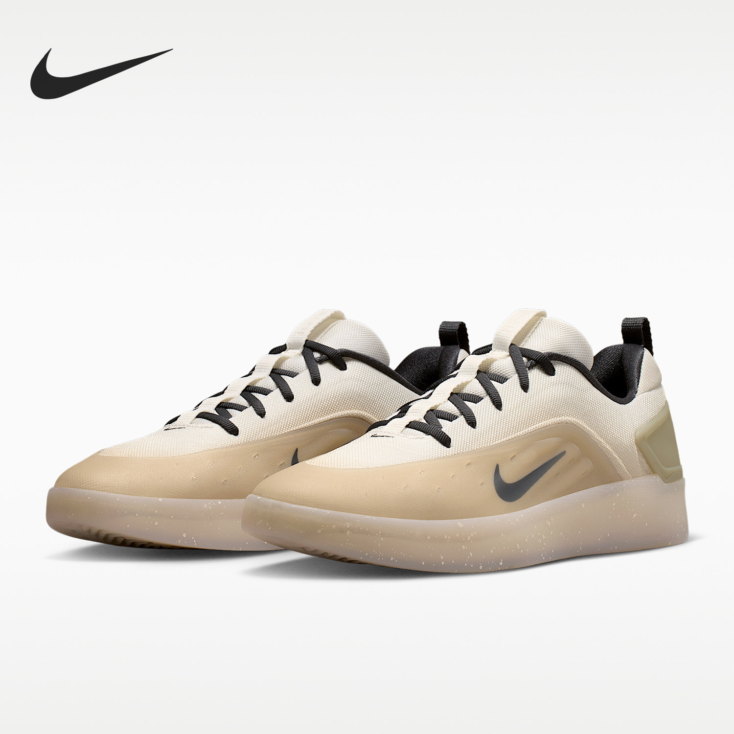 Nike/耐克正品SB ZOOM NYJAH 4男士运动休闲复古板鞋FQ1273-200 - 实物图
