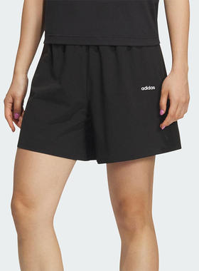 Adidas/阿迪达斯正品夏季女士简约透气经典运动梭织短裤JP2082