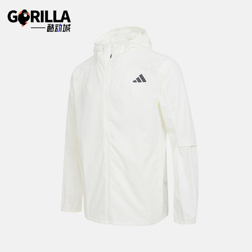 Adidas/阿迪达斯正品春秋款男士运动印花经典拉链连帽外套KB5159