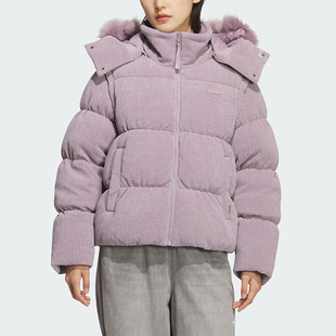 Adidas/阿迪达斯正品三叶草女士运动可拆卸二合一羽绒服KS8499