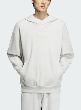 Adidas/阿迪达斯正品新款男士动休闲连帽套头卫衣IY0696