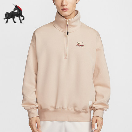 Nike/耐克正品2025冬季款男士日常立领套头半拉链卫衣IQ3708-126