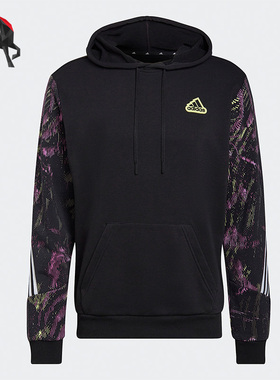 Adidas/阿迪达斯春季U FT HD 男女运动连帽卫衣套头衫HU0255