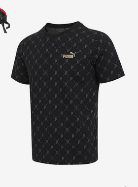Puma/彪马正品2025夏季款男女时尚日常经典透气休闲短袖689272-01