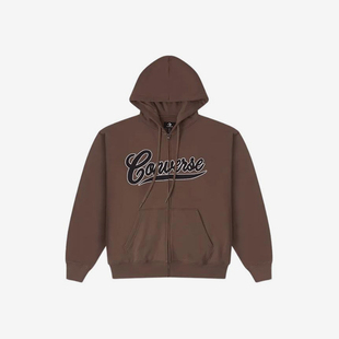 ZIP Converse 匡威正品 FULL A01 HOODIE男子针织连帽卫衣10026949