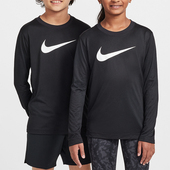 T恤FZ5192 Nike 010 Dri FIT大童透气圆领长袖 耐克正品 Legend