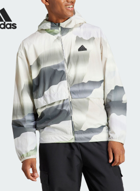 Adidas/阿迪达斯官方正品M CE FZ HD男士城野共生梭织夹克IN3707