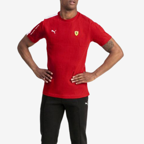 Puma/彪马正品Ferrari男士透气训练运动户外短袖595427-01