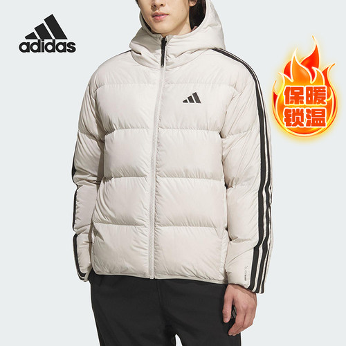 Adidas/阿迪达斯正品3S RVSB D JKT男士双面穿羽绒服KC2492