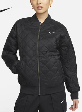 Nike/耐克官方正品春季新款女子运动双面穿夹棉外套DV7877-010