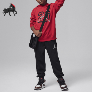 Nike/耐克JORDAN新款婴童红黑色柔软卫衣套装FZ1744-010