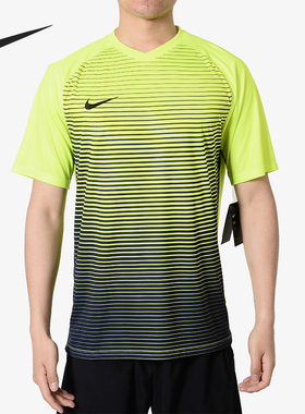 Nike/耐克正品 Dir-FIT男子足球运动训练短袖T恤 AO2374-702