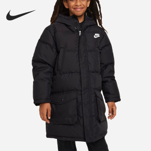 Nike/耐克正品冬季大童长款休闲户外保暖羽绒服FV3074-010