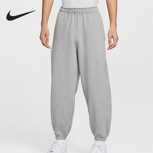 Nike/耐克正品2025冬季款男士日常束脚针织刺绣长裤HV1089-063