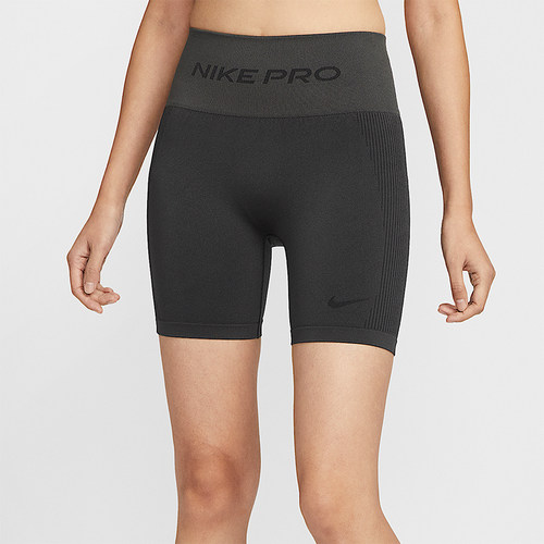 Nike/耐克正品Pro Dri-FIT女士弹力高腰训练骑行短裤IF1211-070