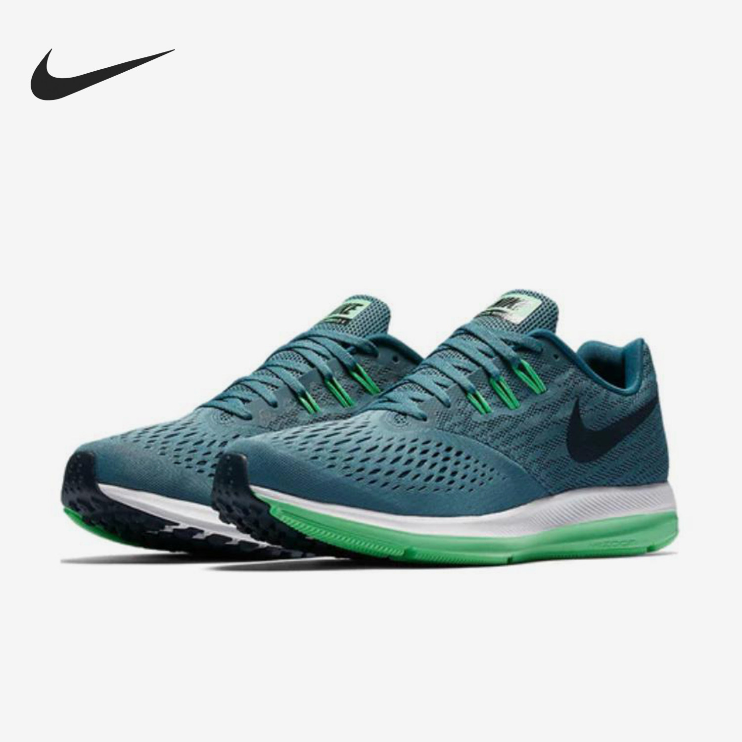 Nike/耐克正品Zoom Winflo 4男士复古网面跑步鞋898466-004