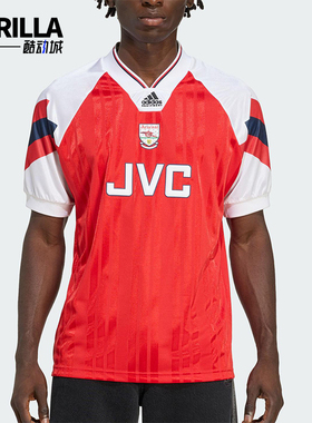 Adidas/阿迪达斯正品阿森纳男士复古足球运动透气短袖T恤KE3906