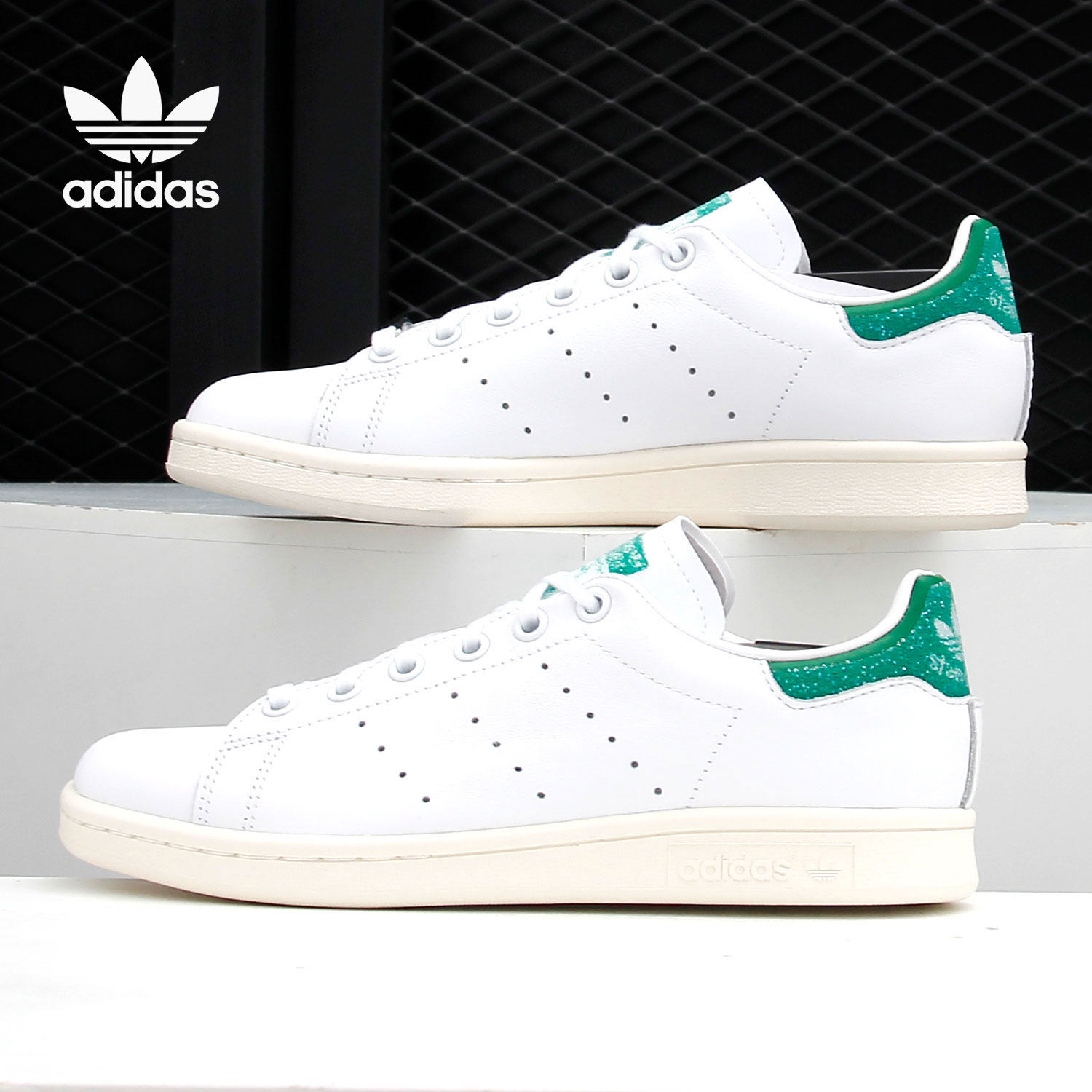 Adidas/阿迪达斯正品三叶草 STAN SMITH施华洛世奇联名鞋 FX7482