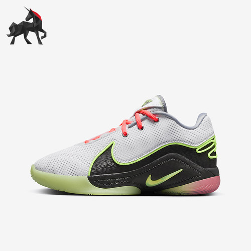 Nike/耐克正品LEBRON 22儿童中帮透气实战篮球鞋IB2741-100 - 封面