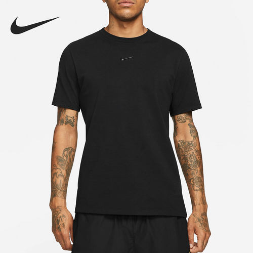 Nike/耐克正品男士联名小Logo运动圆领印花正肩T恤DA4138-010