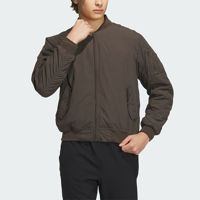 阿迪达斯男士飞行服夹克外套