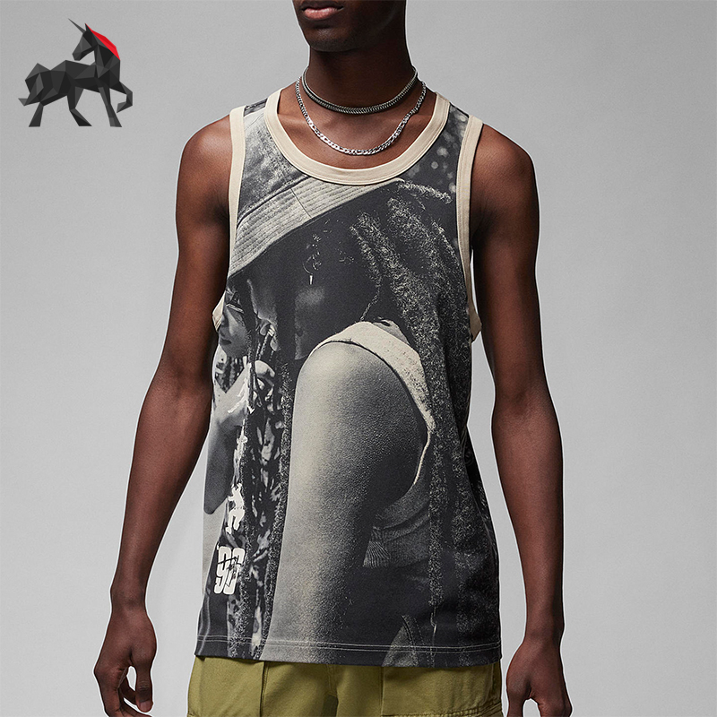 耐克男士运动透气时尚无袖