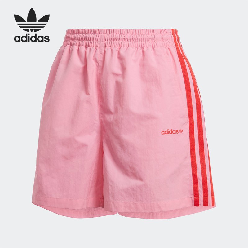 Adidas/阿迪达斯官方正品 SHORTS 三叶草女子休闲运动短裤IT8163 运动服/休闲服装 运动中长裤／短裤 原图主图