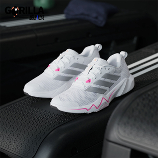 款 Adidas 阿迪达斯正品 2026春季 JQ3956 女士运动低帮耐磨训练鞋