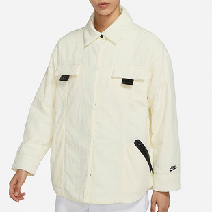 Nike/耐克正品新款秋冬 女子衬衫式夹克运动棉服外套 DD4631-715