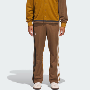 三叶草男女日常运动拼接针织休闲长裤 IY6525 阿迪达斯正品 Adidas