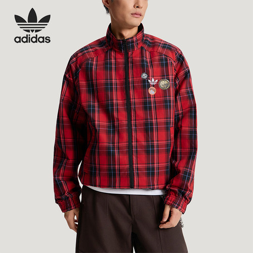 Adidas/阿迪达斯正品三叶草男士透气休闲双面穿运动夹克KT6368
