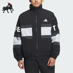 透气立领时尚 Adidas 夹克JM2064 JKT男士 WOV 阿迪达斯正品 WORD