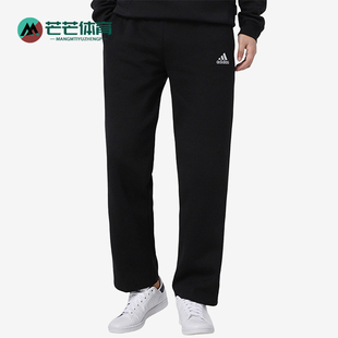 针织运动经典 Adidas 阿迪达斯正品 春秋男士 GK9366 简约加绒长裤