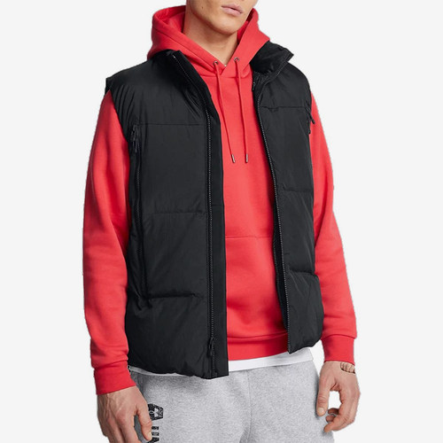 UA/安德玛正品Limitless男士保暖立领运动羽绒马甲1384642-001