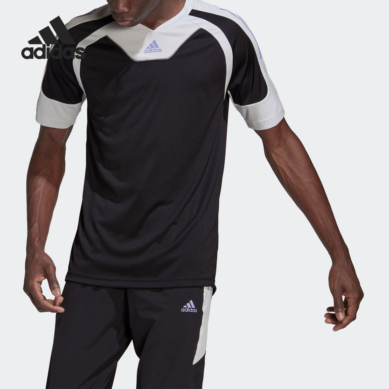 Adidas/阿迪达斯正品TRAINING TEE健身短袖男子运动T恤HS8793