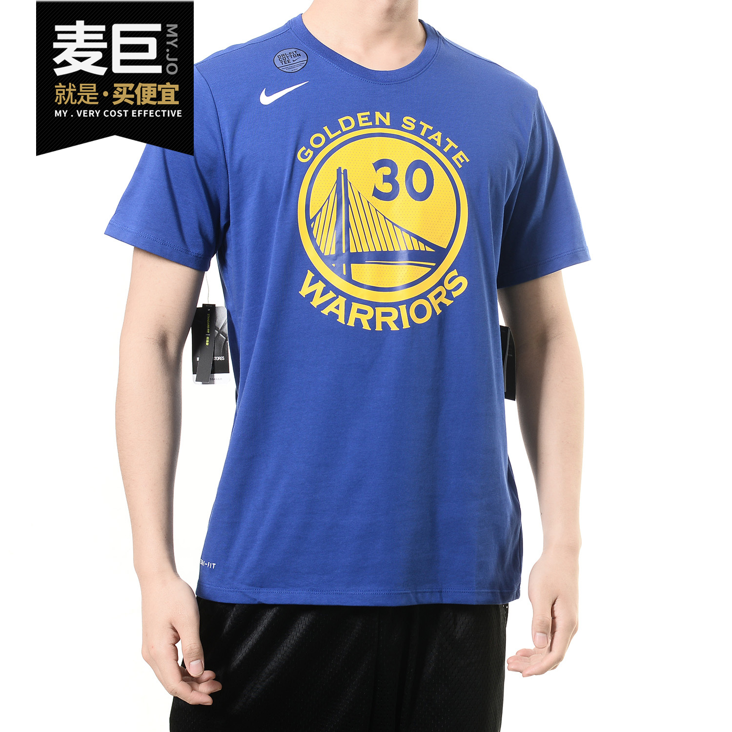 Nike/耐克正品 金州勇士队 NIKE DRI-FIT男子 NBA T恤 870775