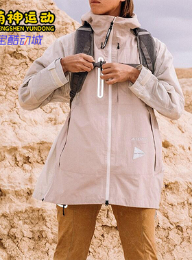 Adidas/阿迪达斯正品时尚女士户外防水连帽长袖冲锋衣HR7144