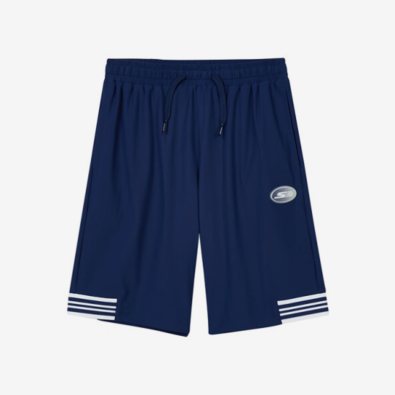 Skechers/斯凯奇正品KNITSHORTS儿童户外透气宽松运动短裤