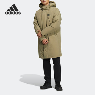 Adidas 冬季 户外运动男女中长款 羽绒服HR5234 阿迪达斯正品