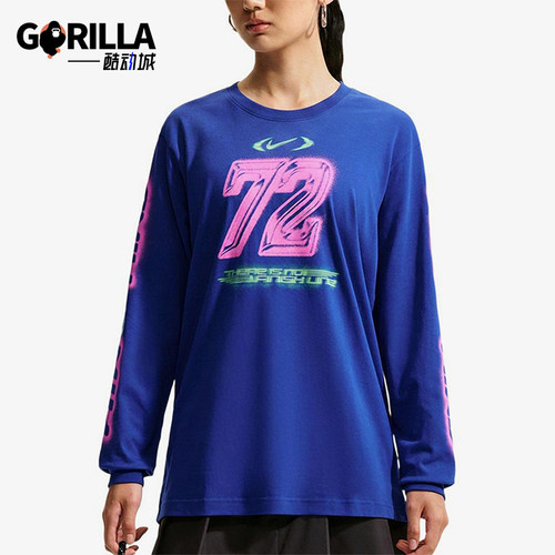 Nike/耐克正品女士圆领套头时尚经典休闲长袖T恤IM6403-417