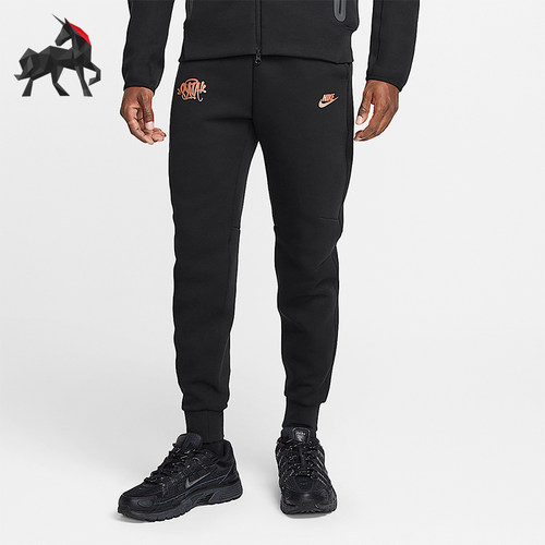 Nike/耐克正品Tech Fleece男士系带针织束脚休闲运动裤HQ3749-010