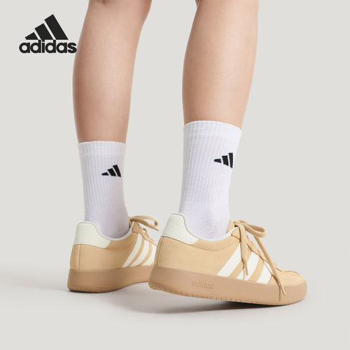 Adidas/阿迪达斯正品BARREDA男女低帮系带耐磨日常板鞋KH7000