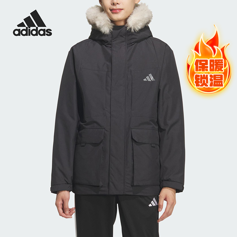 Adidas/阿迪达斯正品V PARKA DOWN男女拒水保暖羽绒服KQ5509