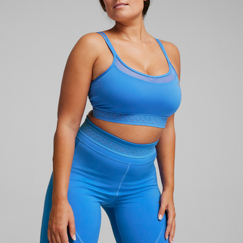 Puma/彪马正品2024新款女士中强度支撑柔软透气训练运动内衣