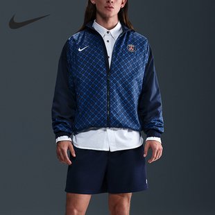 FIT男士 Nike Dri 寬松印花足球立領外套HJ6399 耐克官方正品 410