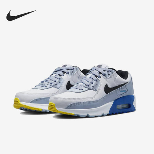 Nike耐克正品Air Max 90大童缓震耐磨低帮系带休闲鞋DV3607-101