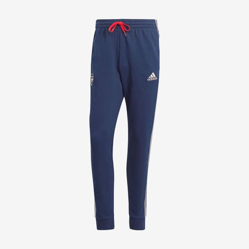 Adidas阿迪达斯正品Arsenal Dna男修身条纹系带运动长裤HZ2074